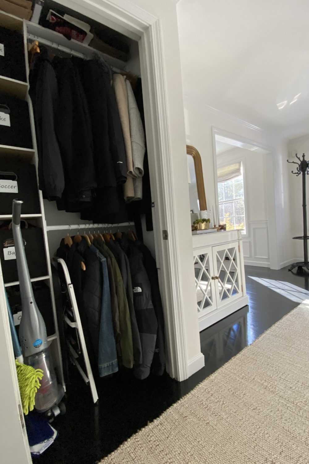 Front Hall Closet Makeover