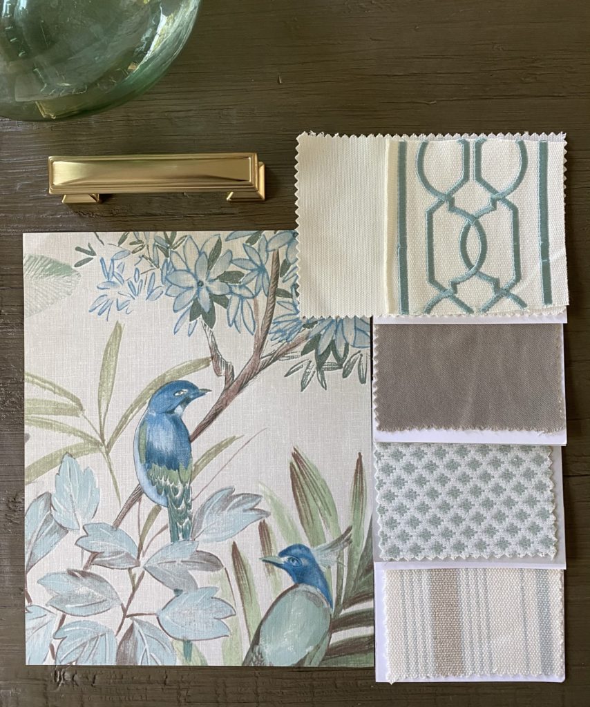 songbird blue color palette