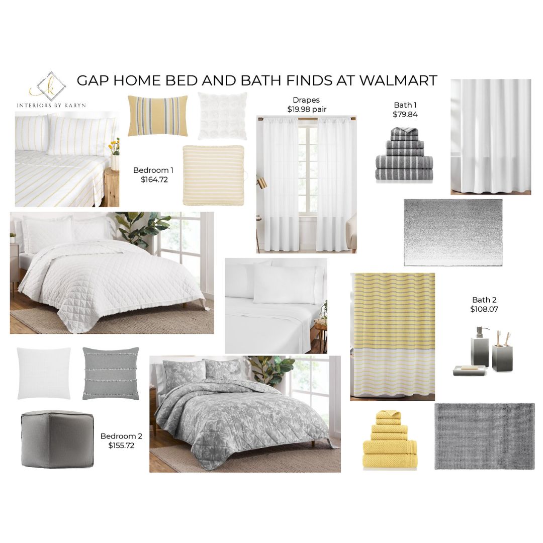 Interiors By Karyn Gap Home Walmart Finds Bed and Bath tiny