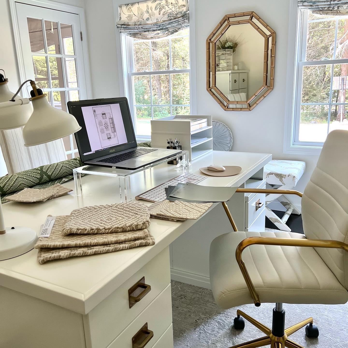 Karyn heard home office desk view