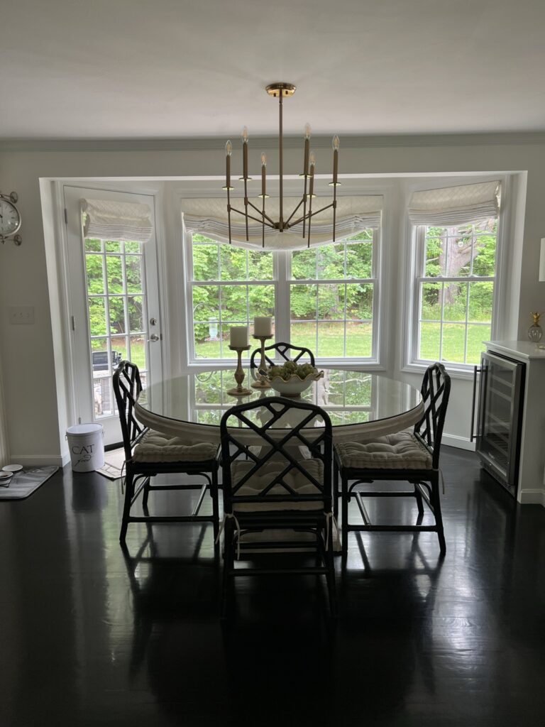 Karyn Heard kitchen nook before 1