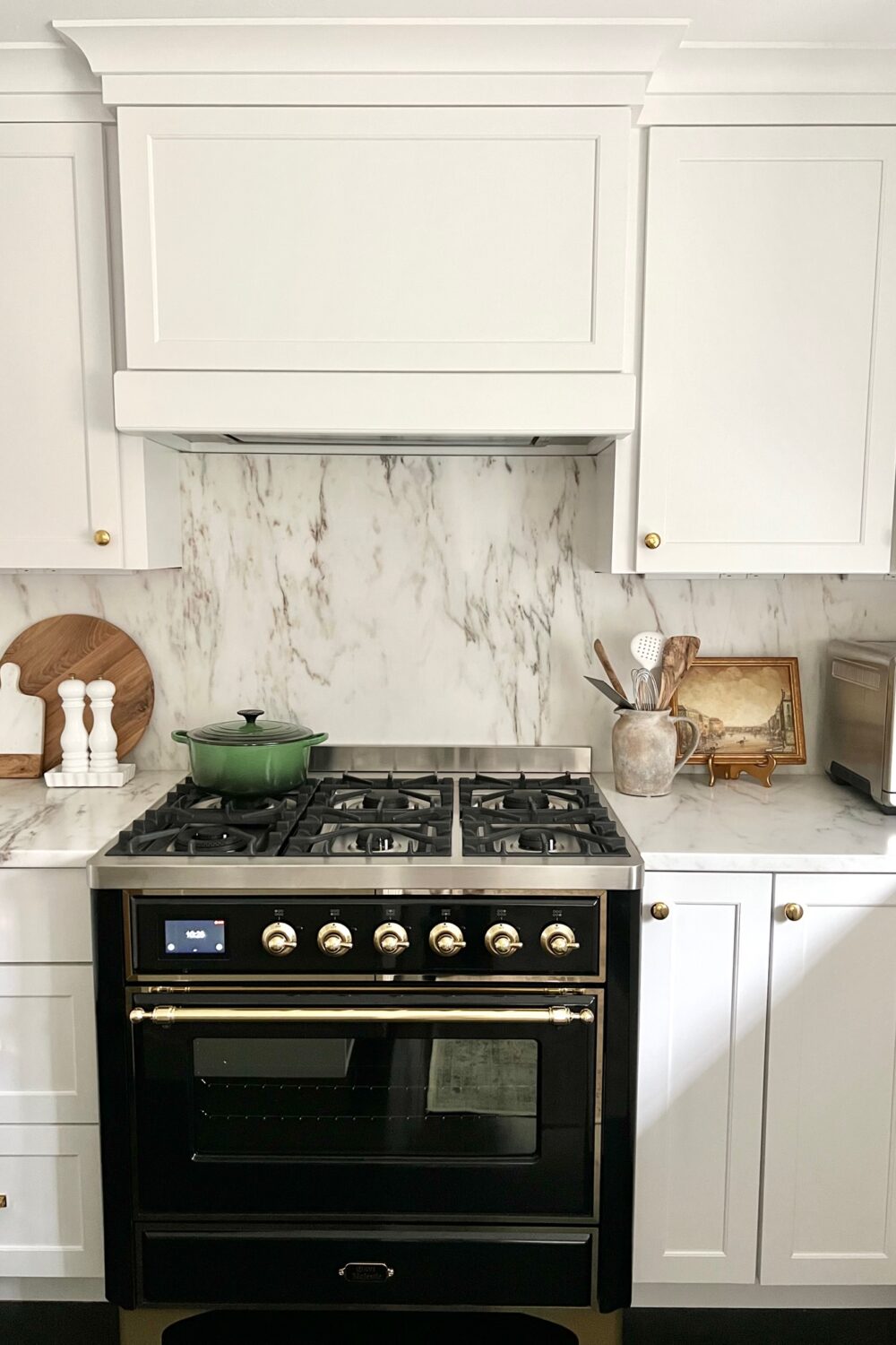 Interiors by Karyn Heard kitchen reno range stove