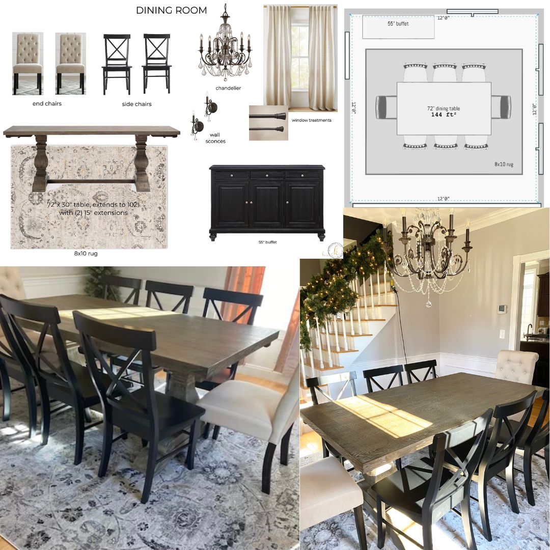 Interiors by Karyn Dining Room e-design