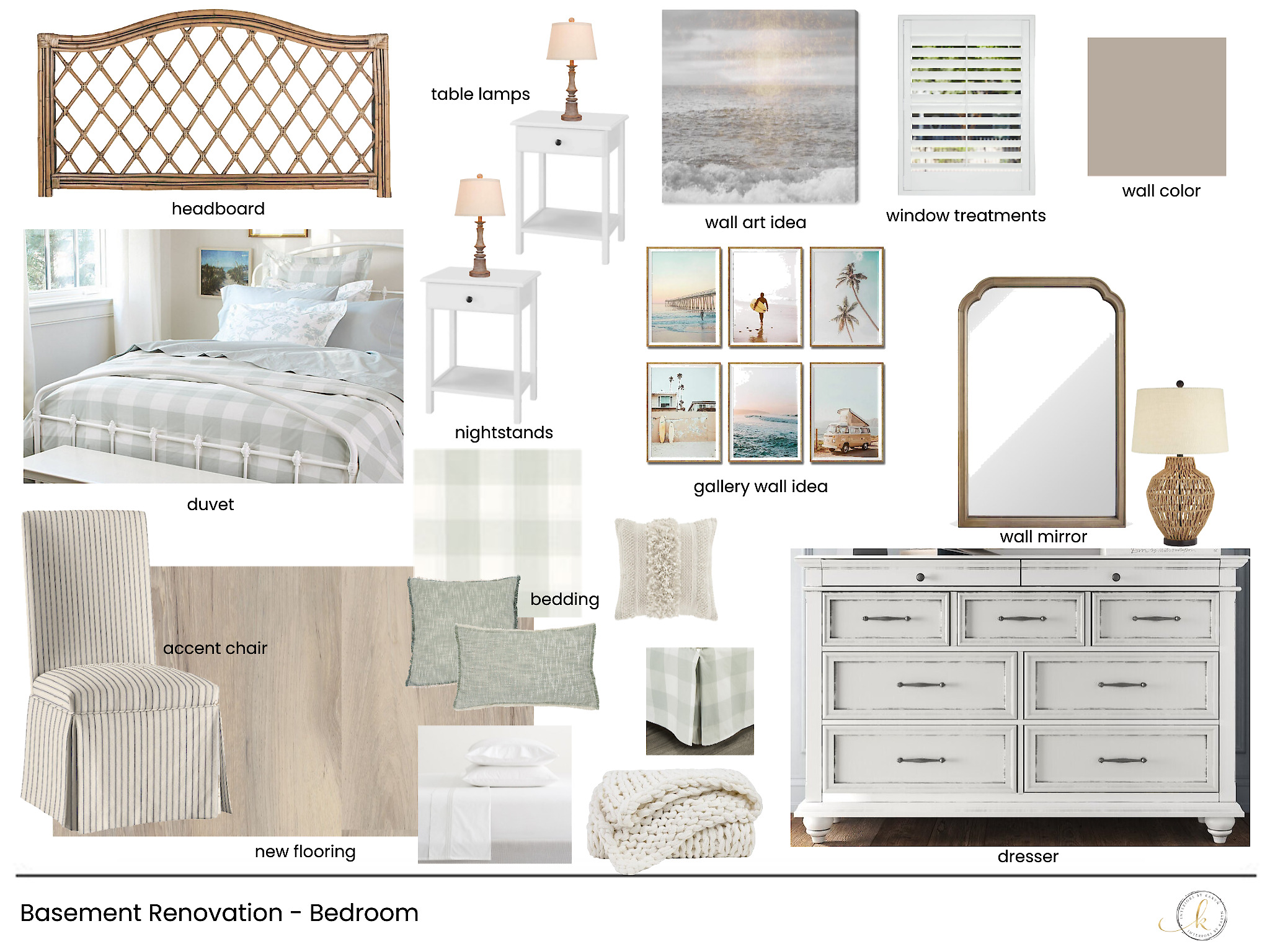 Interiors by Karyn Basement Reno Bedroom Chelms