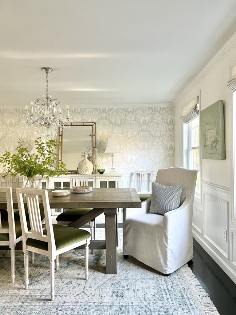 Interiors by Karyn Dining Room Green 1