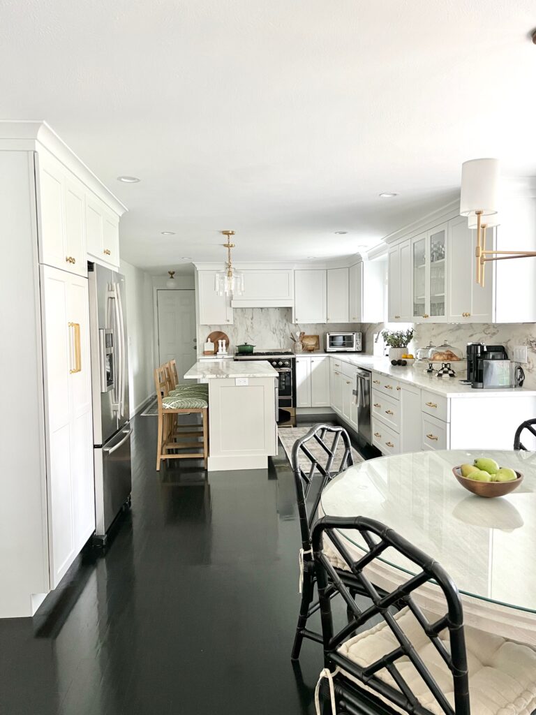 Interiors by Karyn Timeless Kitchen View far