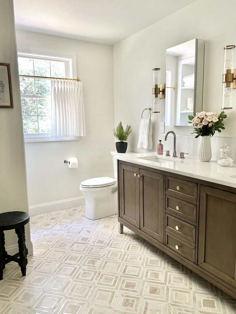 Interiors by Karyn Heard Modern Elegant Bath 1