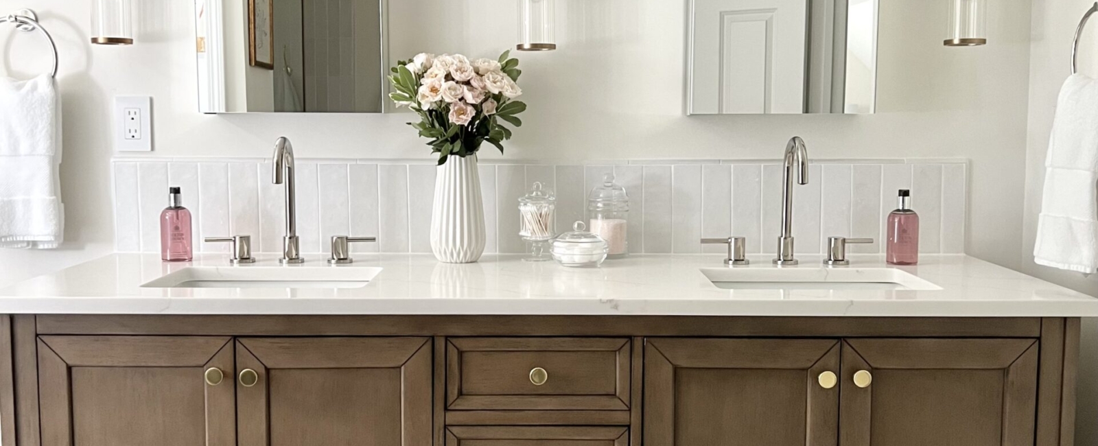 Interiors by Karyn Heard Modern Elegant Bath Vanity 2