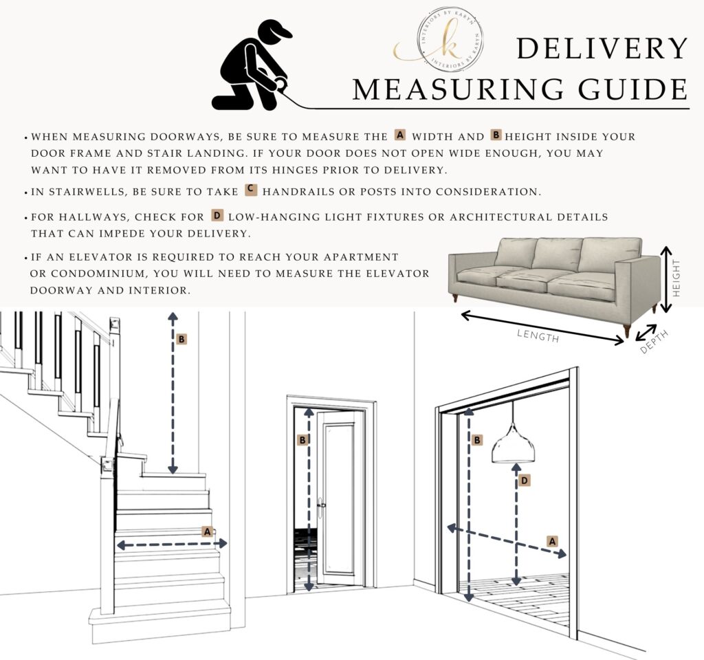Interiors by Karyn Delivery Measurement Guide